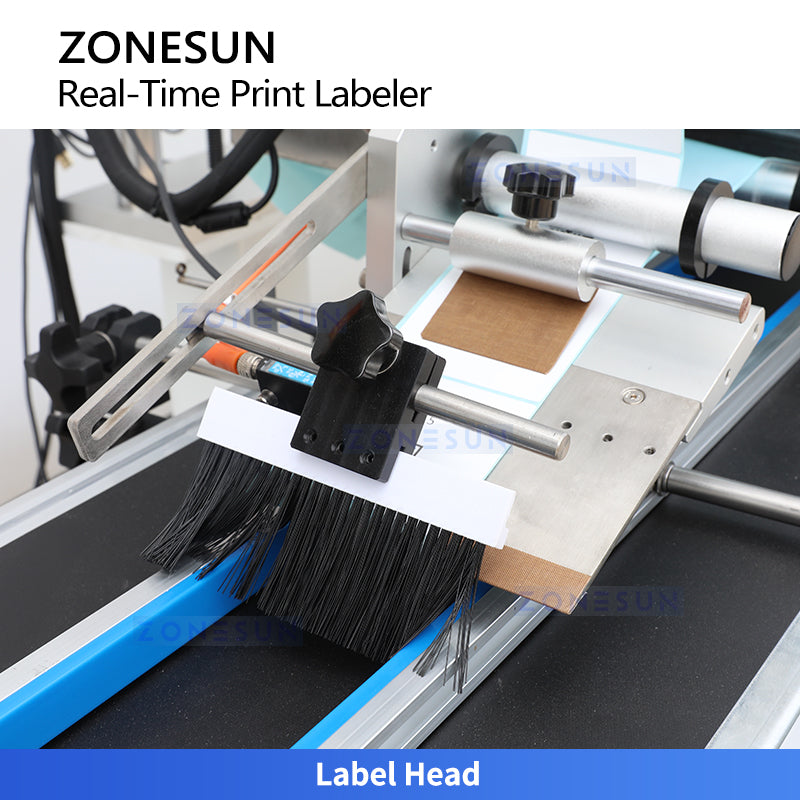 Smart Tech: ZONESUN ZS-TB160POPB Real-Time Variable Data Print and Apply Barcode Labeling Machine
