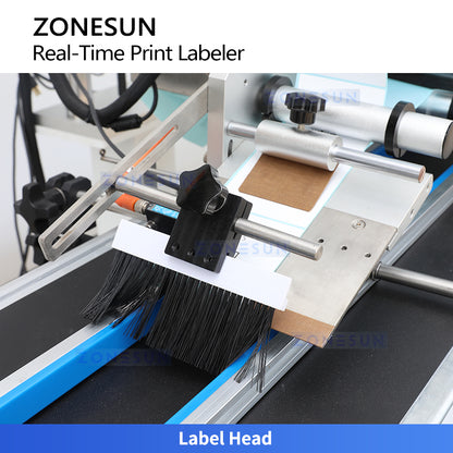 Smart Tech: ZONESUN ZS-TB160POPB Real-Time Variable Data Print and Apply Barcode Labeling Machine