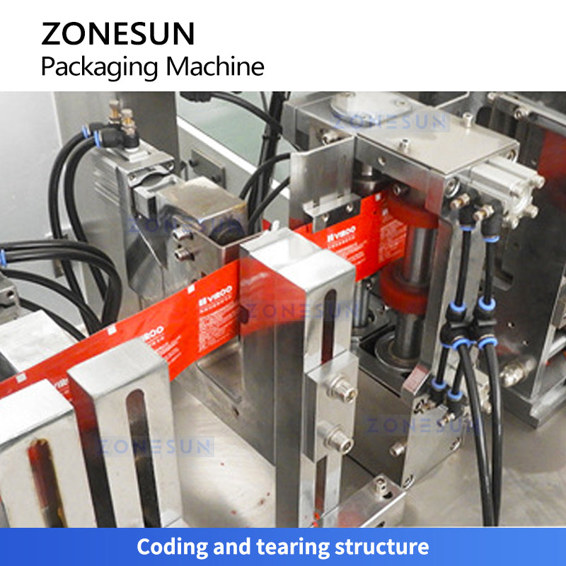 ZONESUN ZS-WZP4 Automatic 4 Side Seal Disposable Wipes Packing Machine For Sachet Wet Wipes