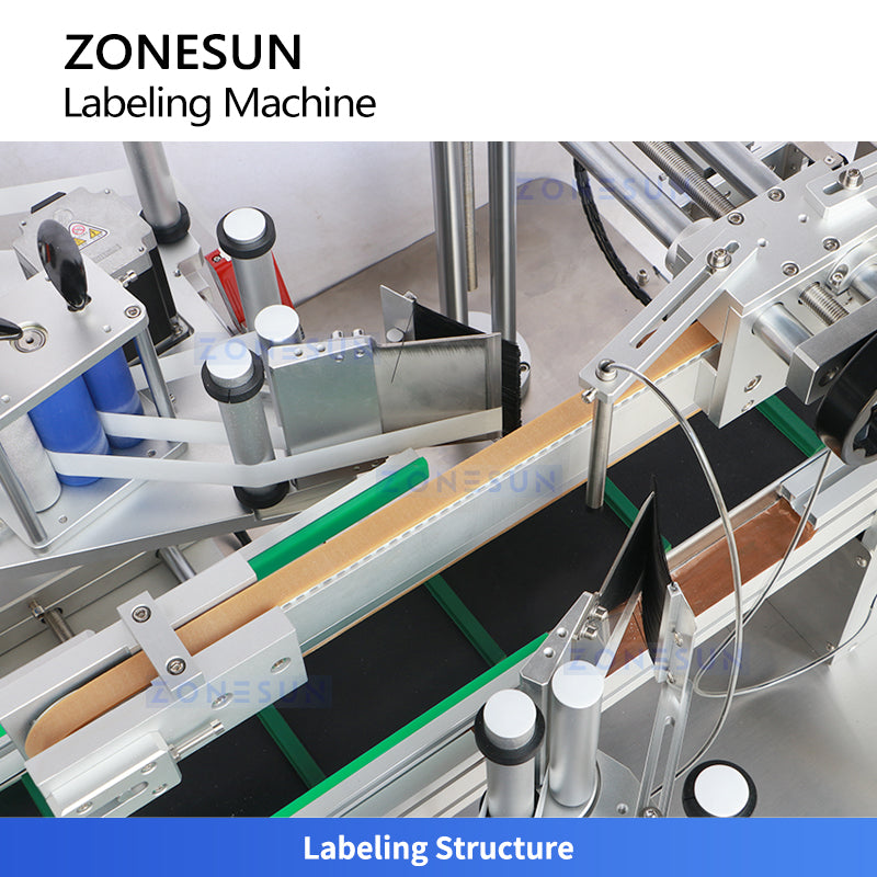 ZONESUN ZS-TB833F Automatic Four-Corner Tamper-Evident Labeling Machine for Cosmetic Boxes