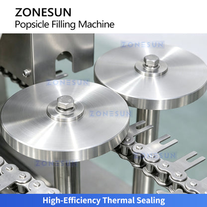 ZONESUN ZS-BB01 Automatic Plastic Tube Filling and Sealing Machine for Ice Pops & Juice