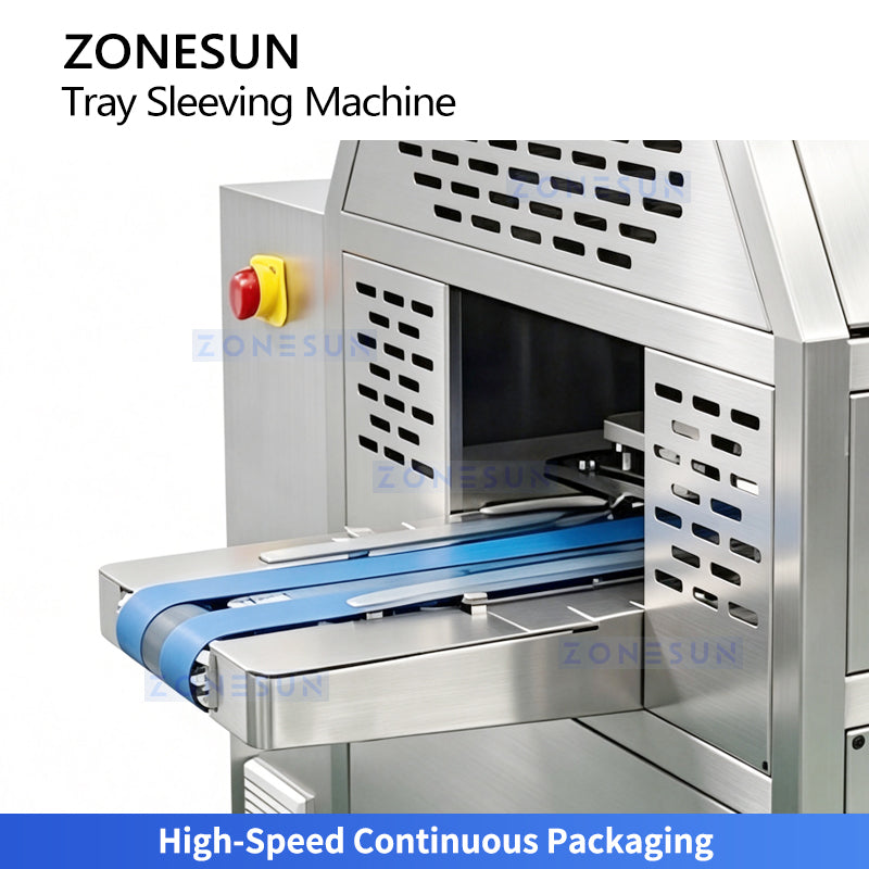 ZONESUN ZS-FK55 Automatic Cardboard Sleeving Machine for Food Box Packaging