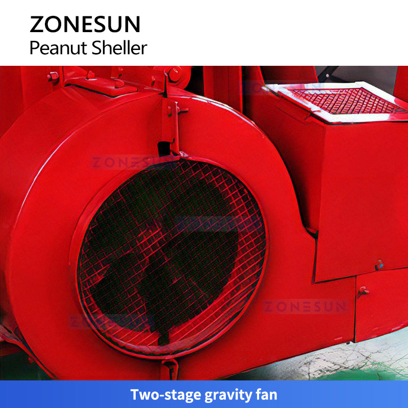 ZONESUN ZS-HTK2 Automatic Peanut Sheller Machine High Efficiency Peanut Processing