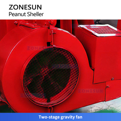 ZONESUN ZS-HTK2 Automatic Peanut Sheller Machine High Efficiency Peanut Processing