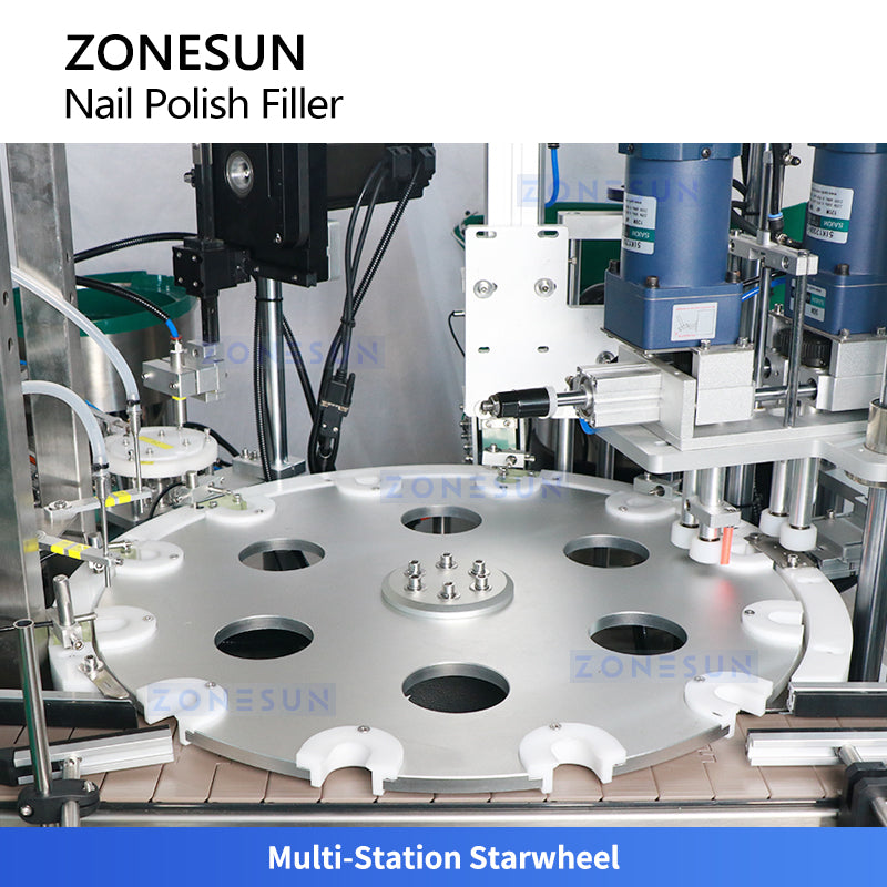ZONESUN ZS-AFC49 Automatic Nail Polish Filling and Capping Machine for Cosmetics Production Lines
