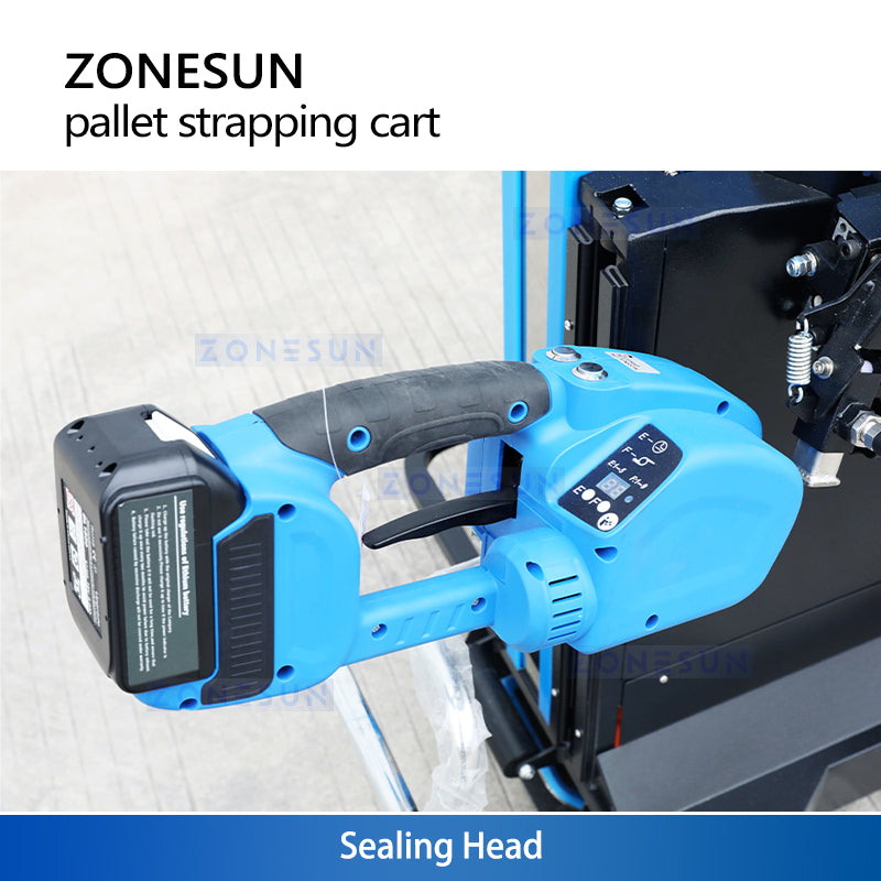 ZONESUN ZS-PSC1 Electric Pallet Strapping Machine for PP & PET Straps