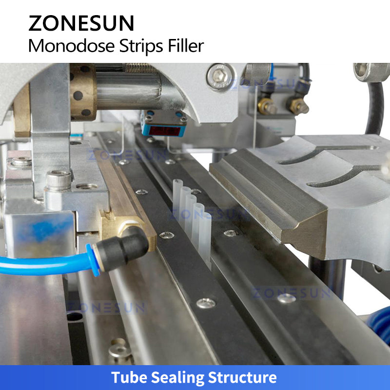 High Precision: ZONESUN ZS-FS60U Automatic Monodose Strip Filling & Ultrasonic Sealing for Serums