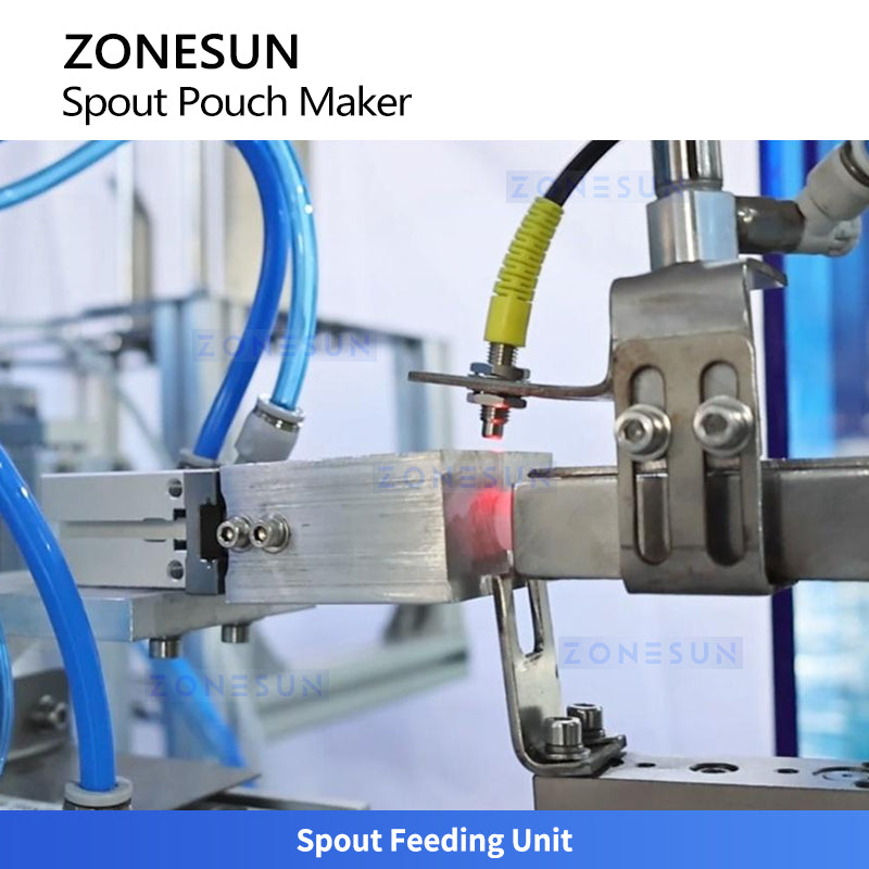 ZONESUN ZS-FKSP02: Automatic Spout Pouch Making Machine for Juice, Sauce, and Detergents