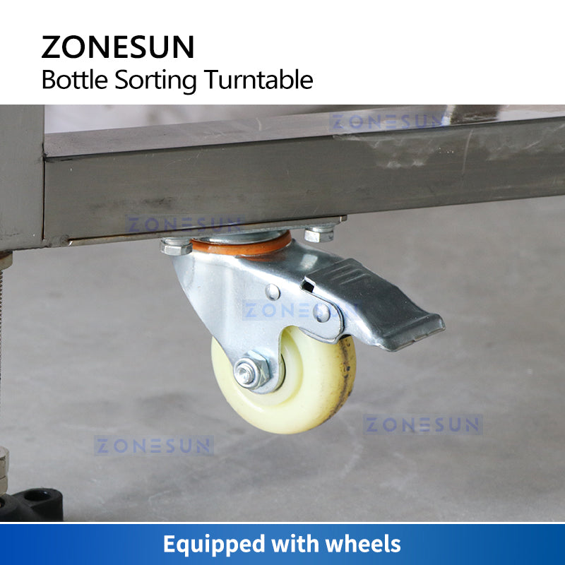 ZONESUN ZS-LP800N  Bottle Turntable Unscrambler For Production Line