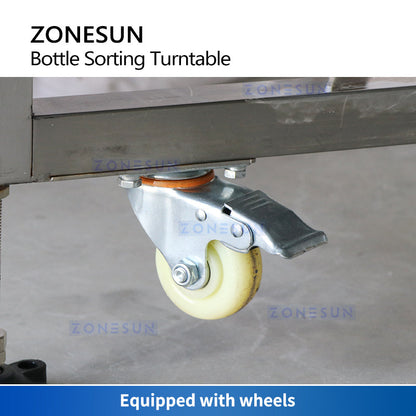ZONESUN ZS-LP800N  Bottle Turntable Unscrambler For Production Line