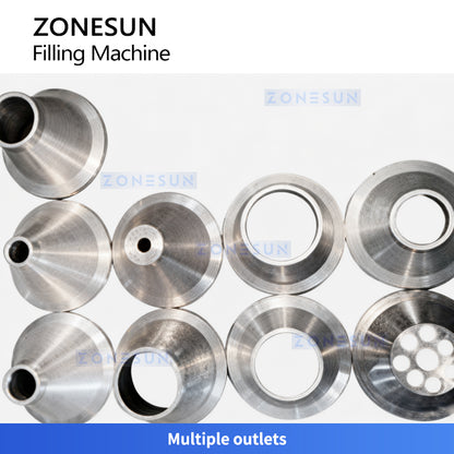 ZONESUN ZS-GTW1D Automatic Latex Paint and Viscous Coating Filling Machine with Lid Placing System