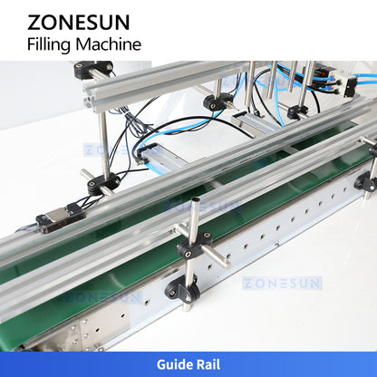 ZONESUN ZS-DTDP400V Precision Liquid Filling Machine with Dual Cylinder Separation and Four Heads