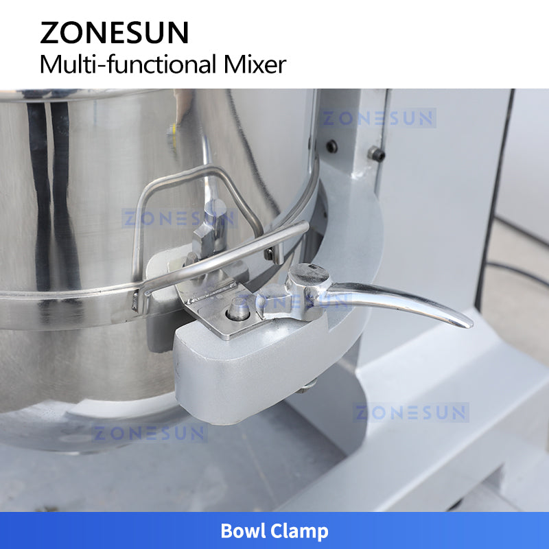 ZONESUN ZS-BM60: Commercial Multifunctional Food Mixer for Dough Kneading, Whipping and Blending
