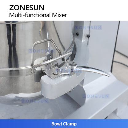 ZONESUN ZS-BM60: Commercial Multifunctional Food Mixer for Dough Kneading, Whipping and Blending