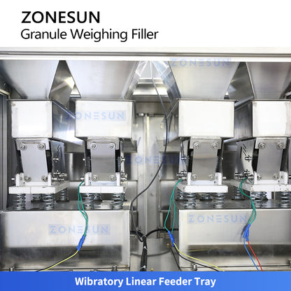 ZONESUN ZS-HG200 High-Capacity Dual-Hopper Granule Weighing and Filling Machine