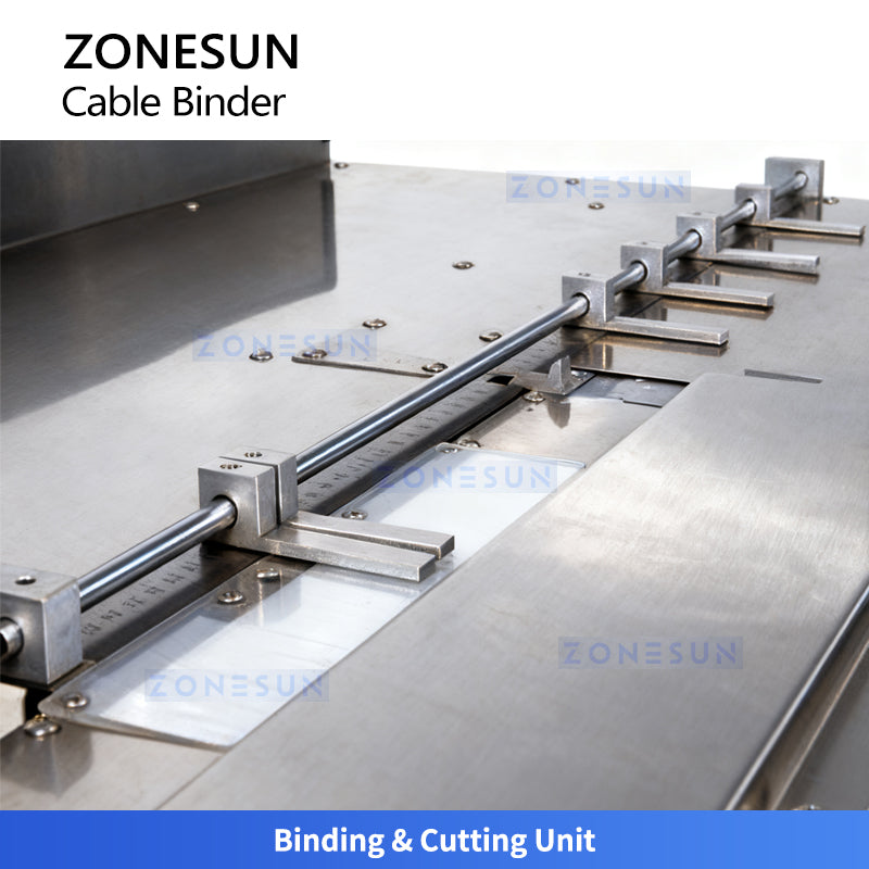 ZONESUN ZS-WTKZ4 Fully Automatic Nylon Cable Tie Machine for Fast Wire Harness Bundling and Cutting