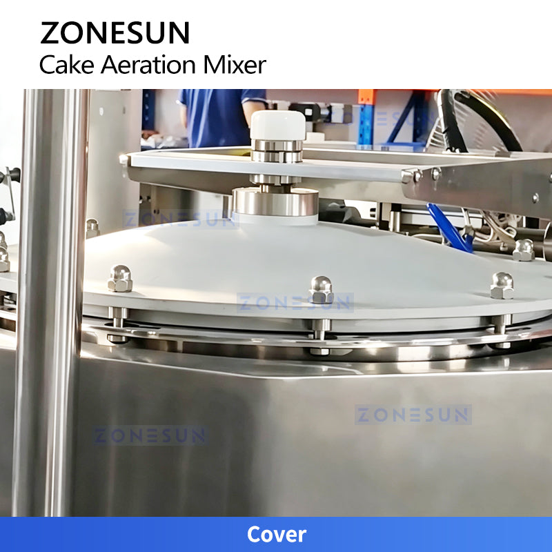 ZONESUN ZS-DG130 Industrial Cake Aeration Mixer for Sponge and Chiffon Cake Production