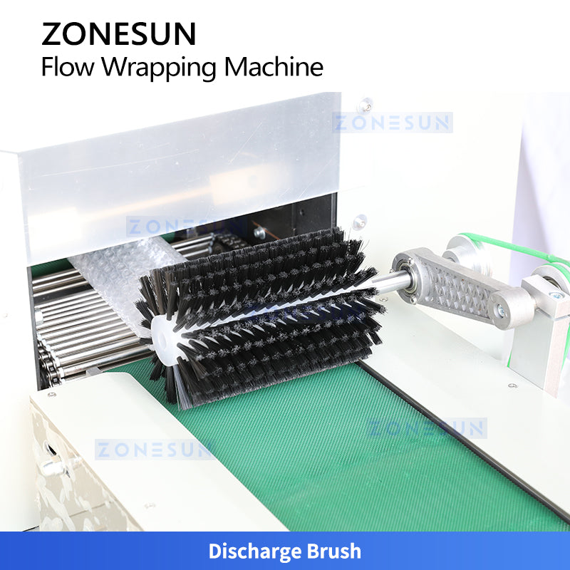 ZONESUN ZS-ZB350S: Automatic Horizontal Flow Wrapping Machine for Air Bubble Film Packaging