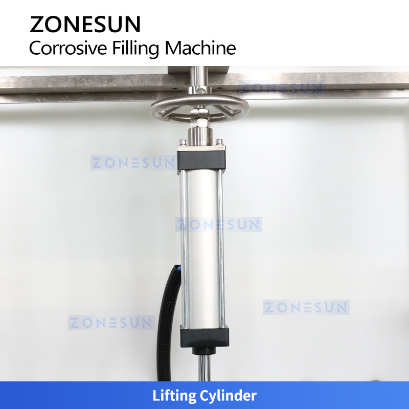 ZONESUN ZS-YTCR12A 12-Head Automatic Gravity Filling Machine for Corrosive Liquids