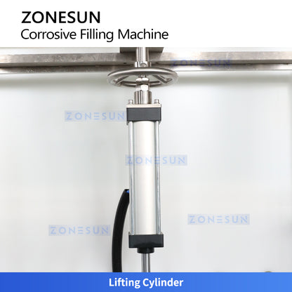 ZONESUN ZS-YTCR12A 12-Head Automatic Gravity Filling Machine for Corrosive Liquids