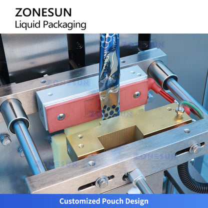ZONESUN ZS-FS240P Automatic Liquid Stick Sachet Packing Machine for Energy Drinks and Herbal Beverages