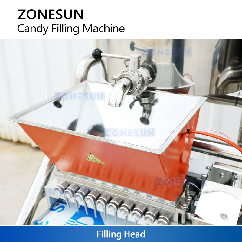 ZONESUN ZS-CTF50 Gummy Candy Filling Machine with Cooker & Depositor