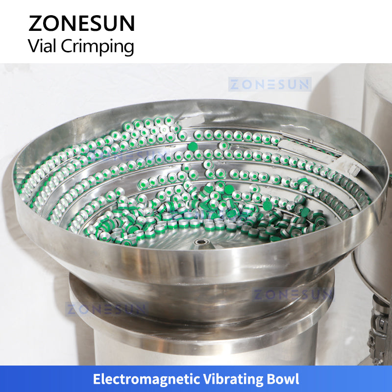 ZONESUN ZS-YG100 Rotary Vial Crimping Machine | Automatic Flip-Off Cap Sealer for Pharma & Labs
