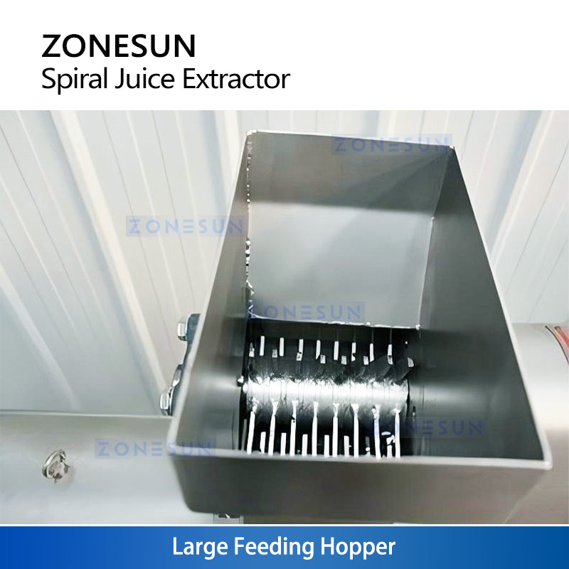 Heavy Duty Press: ZONESUN ZS-ZJ01 Industrial Screw Type Fruit & Vegetable Juice Extractor Machine