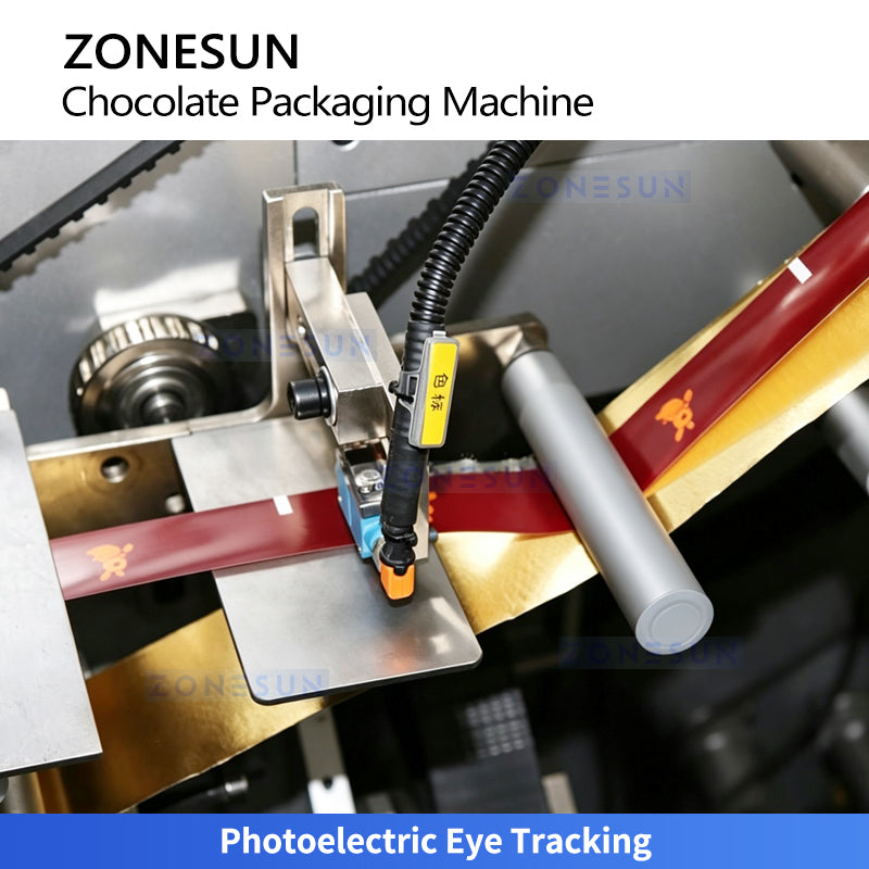 ZONESUN ZS-CWM2 Automatic Chocolate Wrapping Machine for Candy and Confectionery Packaging
