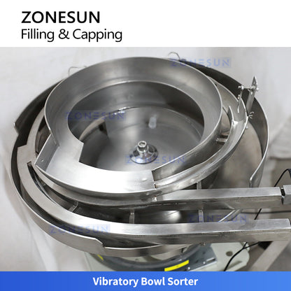 ZONESUN ZS-AFC17R Auto Roller Ball Bottle Filling Capping Machine for Perfume & Essential Oils