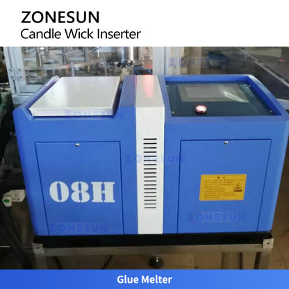 ZONESUN ZS-ACW2 Automatic Candle Wick Inserting Machine for High Efficiency Candle Manufacturing