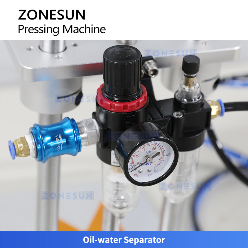 ZONESUN ZS-XG70ZC Pneumatic Semi-automatic Wine Bottle  Cap Cork Pressing Machine