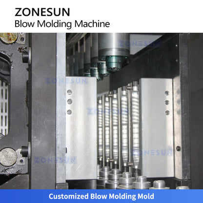 ZONESUN ZS-SBM6A Fully Automatic PET Blow Molding Machine for Oil Juice Cosmetic Water Bottles Up to 750ml High-Speed Servo Design