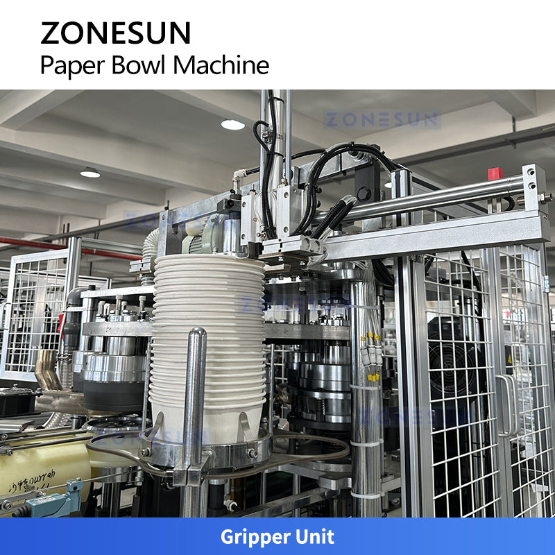 ZONESUN ZS-YB2000 Automatic Paper Bowl Forming Machine for Fast Food, Takeaway and FMCG Packaging