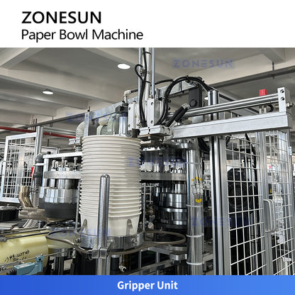 ZONESUN ZS-YB2000 Automatic Paper Bowl Forming Machine for Fast Food, Takeaway and FMCG Packaging