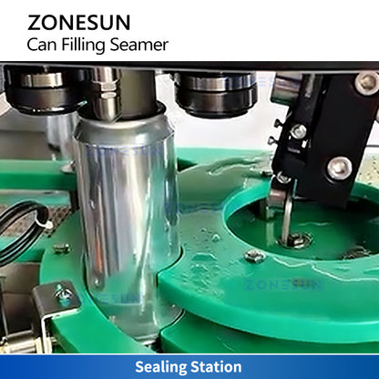 Pro Craft Beer Canning: ZONESUN ZS-TRP1 Automatic Mobile Can Filling & Seaming Machine