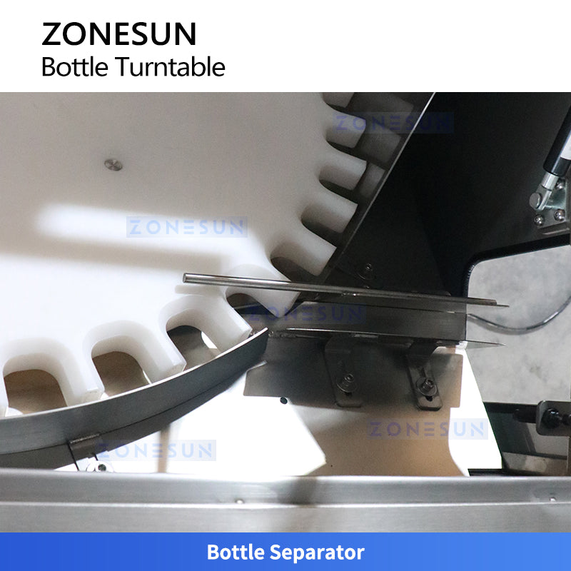 ZONESUN ZS-LP150 Automatic Round Bottle Turntable Machine for Efficient Feeding in Packaging Lines