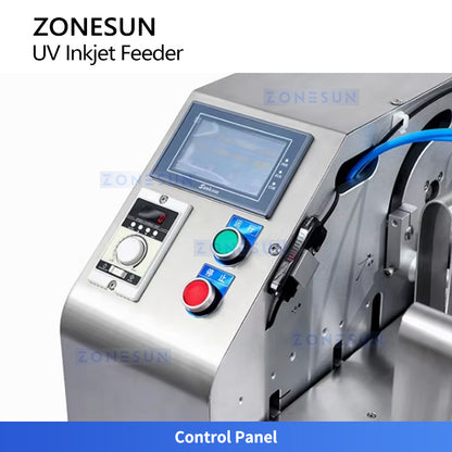 ZONESUN ZS-FYP6 Auto UV Inkjet Coding Machine for High-Resolution Printing on Labels, Cards, Tickets