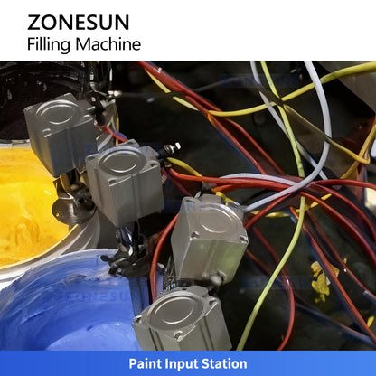 ZONESUN ZS-FAL20 Watercolor Paint Filling and Capping Machine for Art and Kids Paint Sets