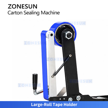 ZONESUN ZS-TFX5050 Automatic Carton Sealing and 360° Orbital Tape Wrapping Machine