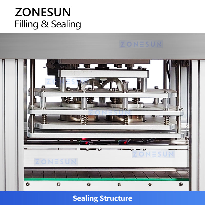 ZONESUN ZS-FAL180G4 Rotor Pump Weighing Filling and Sealing Machine for Cup Puree & Thick Pastes