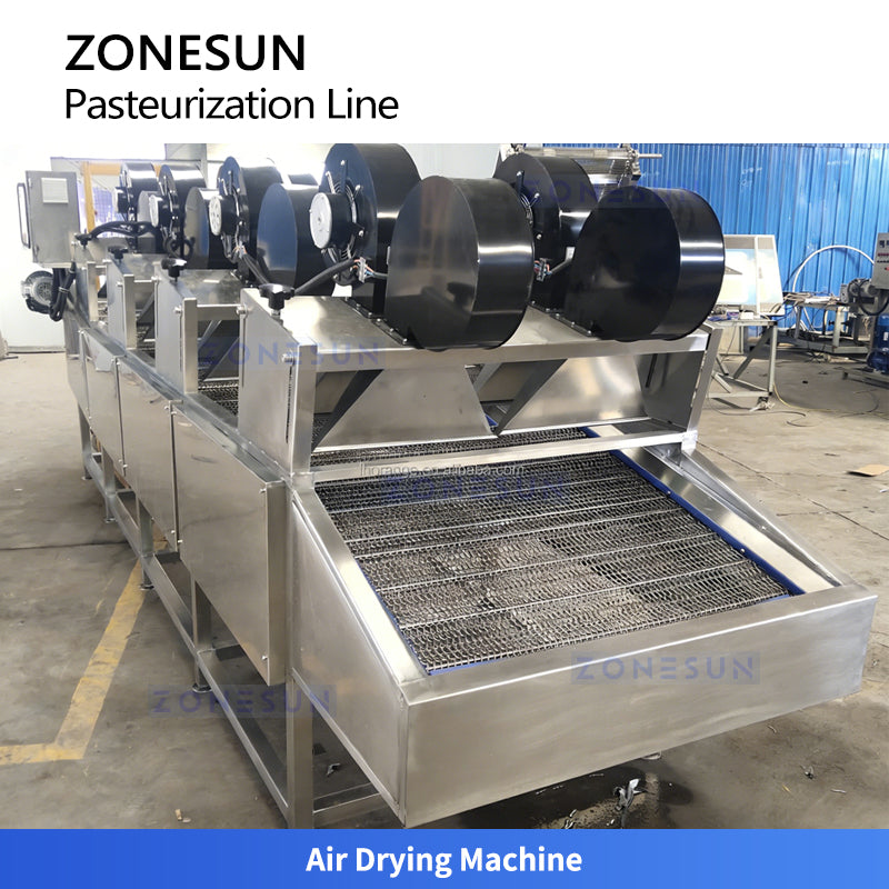ZONESUN ZS-PM3 Spray Pasteurization Line for Bottled and Packaged Food Processing