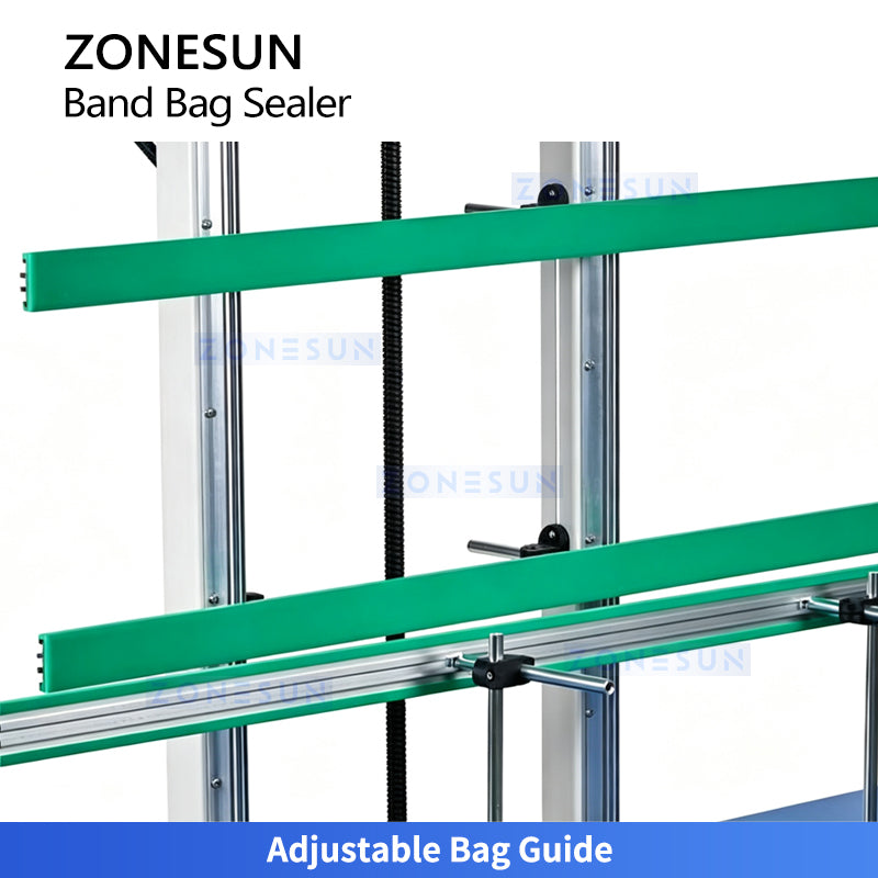 ZONESUN ZS-LWC350L Automatic Dual Motor Vertical Continuous Band Bag Sealing Machine