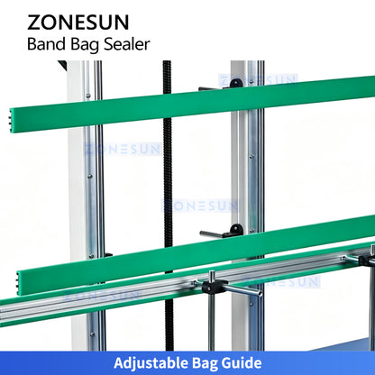 ZONESUN ZS-LWC350L Automatic Dual Motor Vertical Continuous Band Bag Sealing Machine