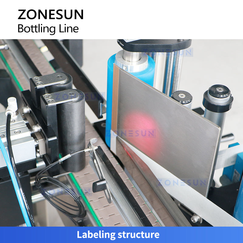 Zonesun ZS-FAL180V3 Car Ceramic Coating Bottling Line Labeling Station