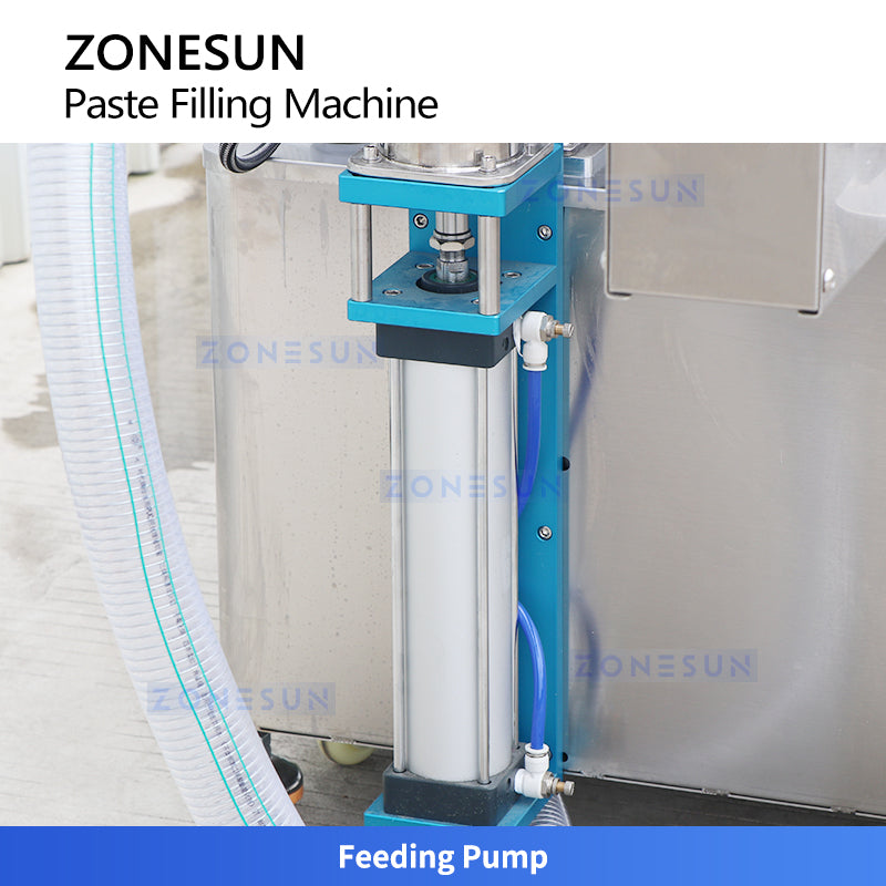 ZONESUN ZS-YT6T-6PXH Servo Piston Filling Machine for Jam Sauce Cream and Viscous Food Products
