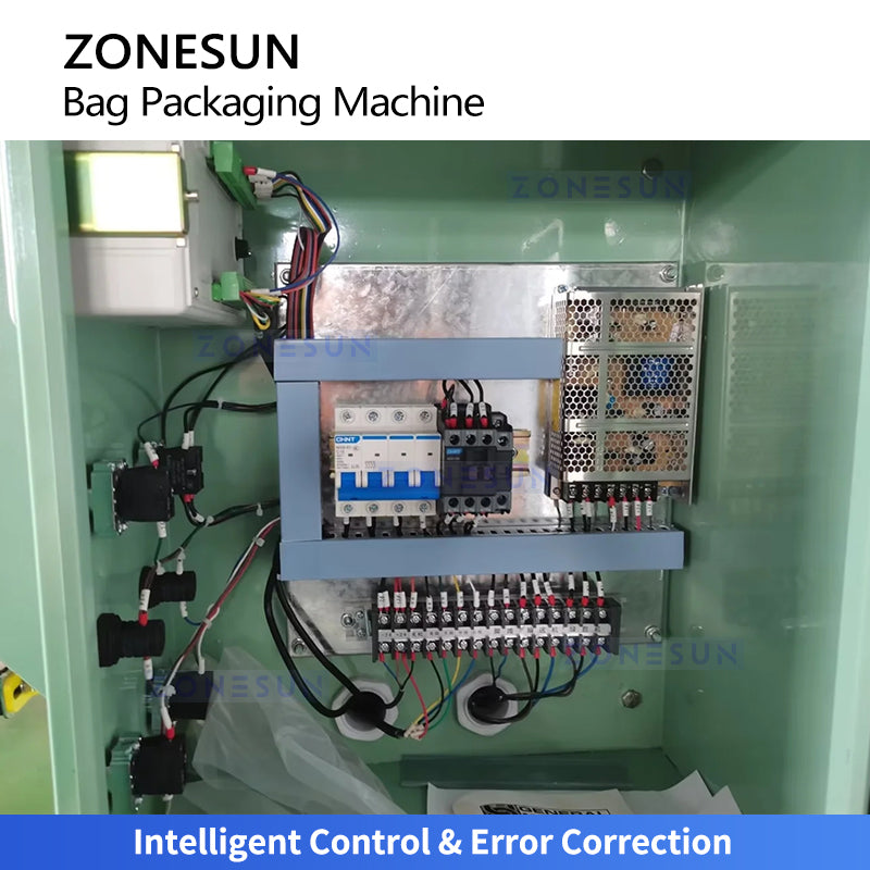 High Capacity: ZONESUN ZS-DCS50 Automatic 50kg Bagging Machine for Fertilizer, Feed & Grain Industry