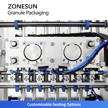ZONESUN ZS-FS500K6 Automatic VFFS Granule Powder Sachet Packing Machine for Coffee Sugar Salt Tea