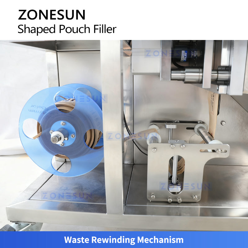 ZONESUN ZS-PL240YX Automatic Shaped Pouch Filling, Sealing, and Cutting Machine for Liquids