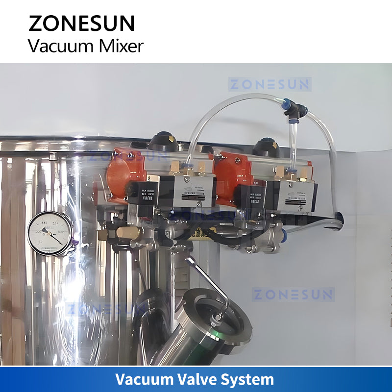 Powerful Mixing: ZONESUN ZS-VM50D Double Planetary Vacuum Mixer for Battery Slurry & Adhesives